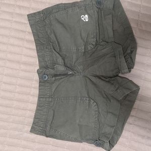 Green Nike hiking shorts